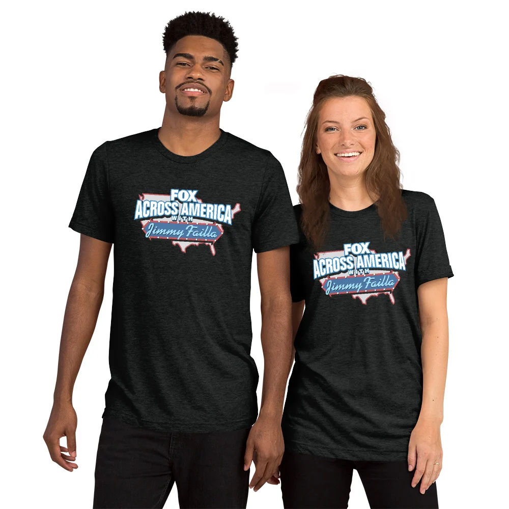 FOX Across America with Jimmy Failla Tri-Blend T-Shirt - Image 3