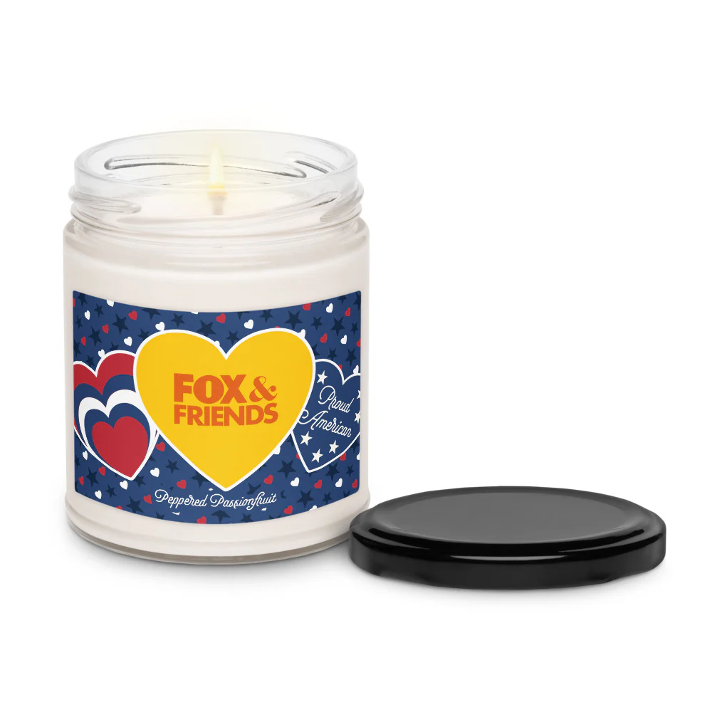 FOX & Friends Proud American Hearts And Stars Candle - Image 2