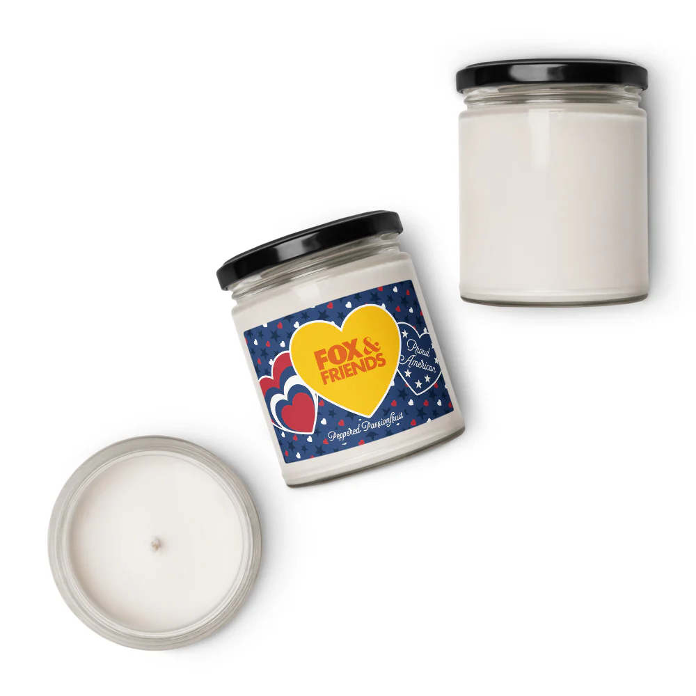 FOX & Friends Proud American Hearts And Stars Candle - Image 3