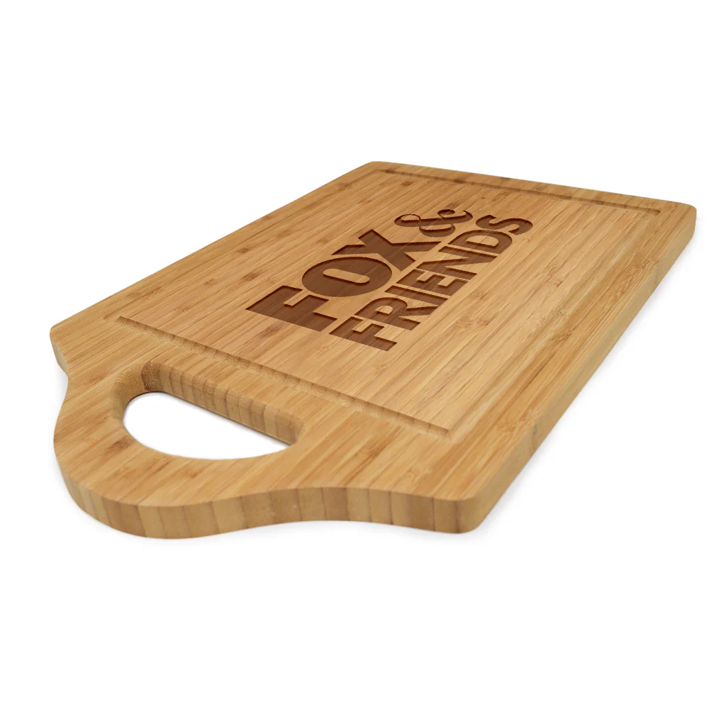FOX & Friends Logo Laser Engraved Cutting Board - Image 3