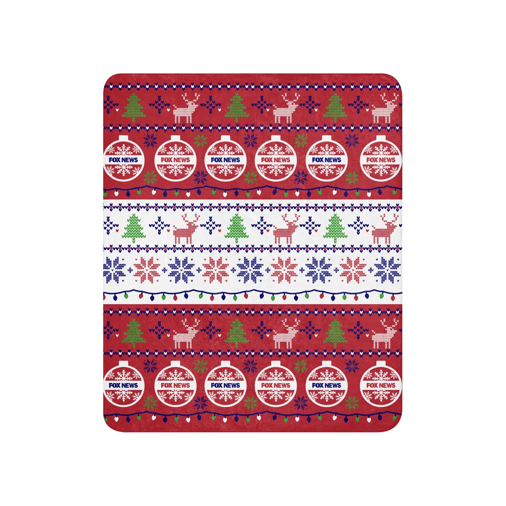 FOX News Holiday Sherpa Blanket - Image 5