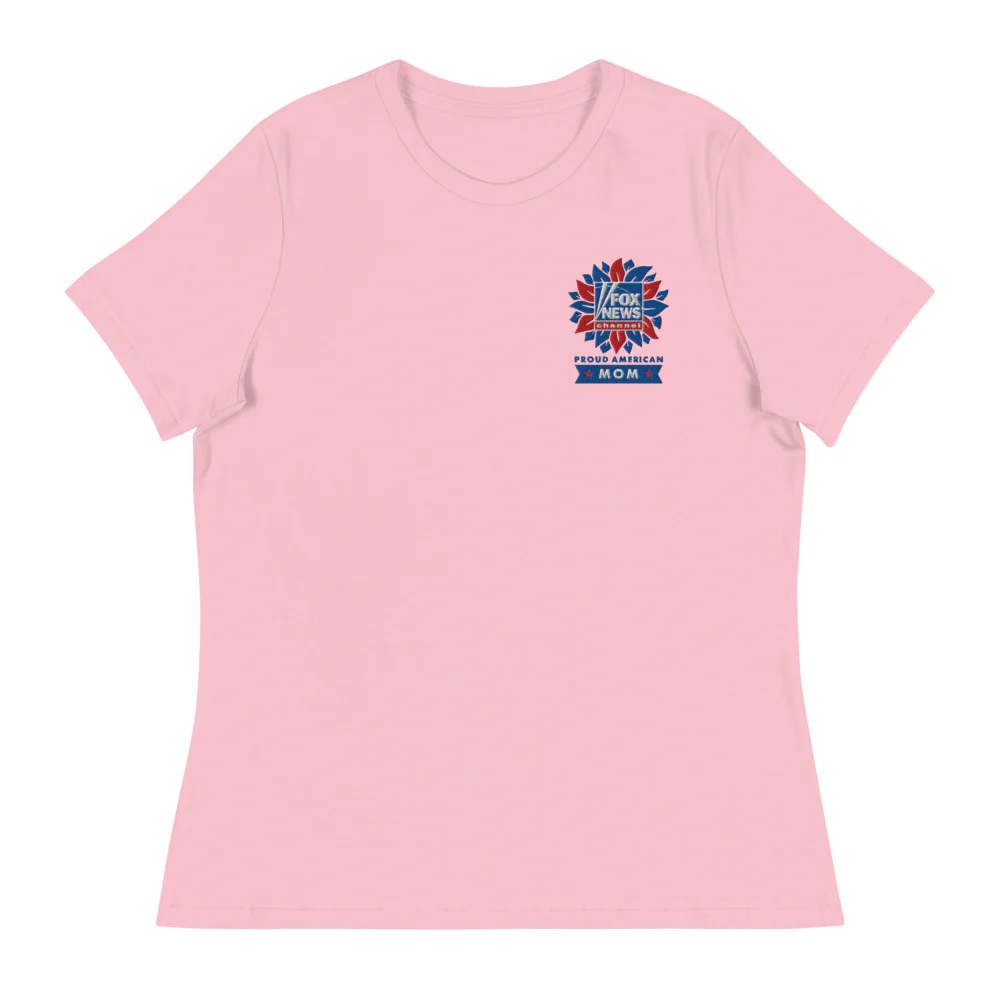 FOX News Proud American Mom Embroidered Women's T-Shirt - Image 5