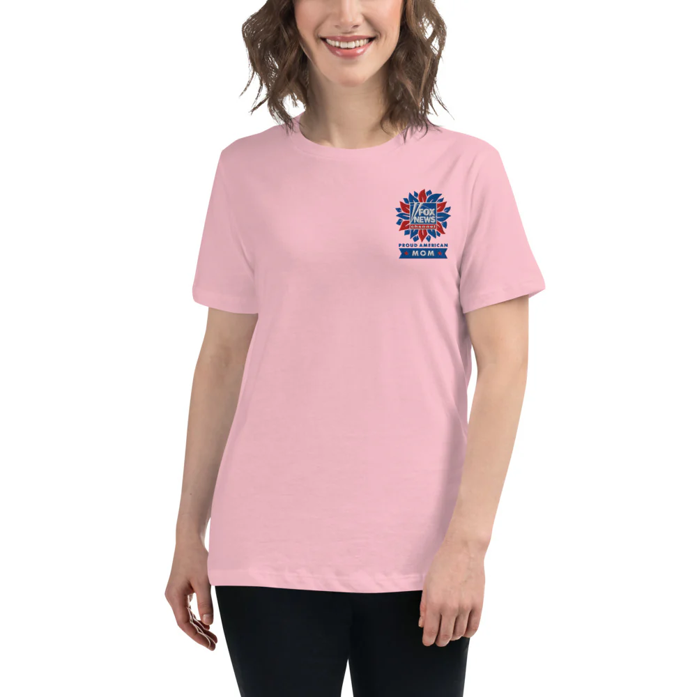 FOX News Proud American Mom Embroidered Women's T-Shirt - Image 6