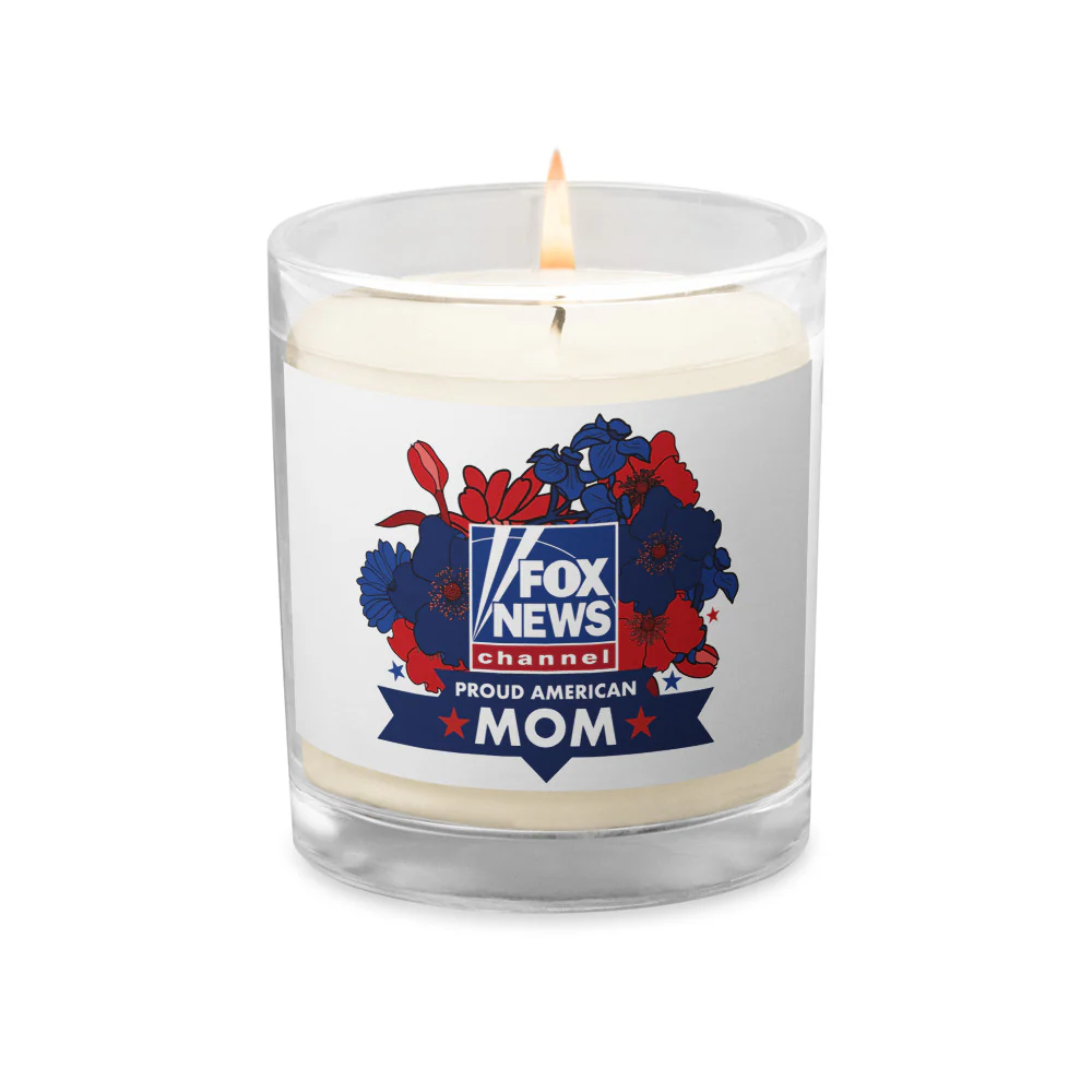 FOX News 2025 Proud American Mom Glass Soy Wax Candle - Image 2