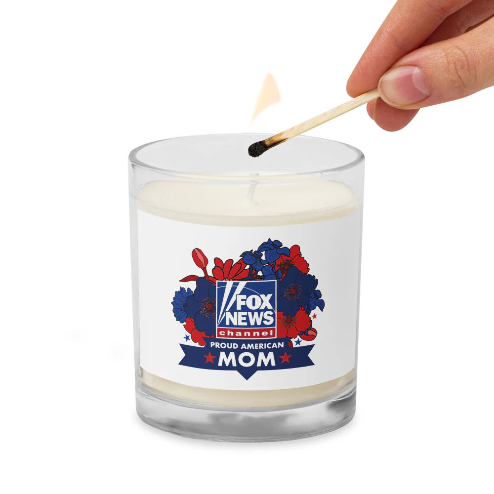 FOX News 2025 Proud American Mom Glass Soy Wax Candle - Image 3