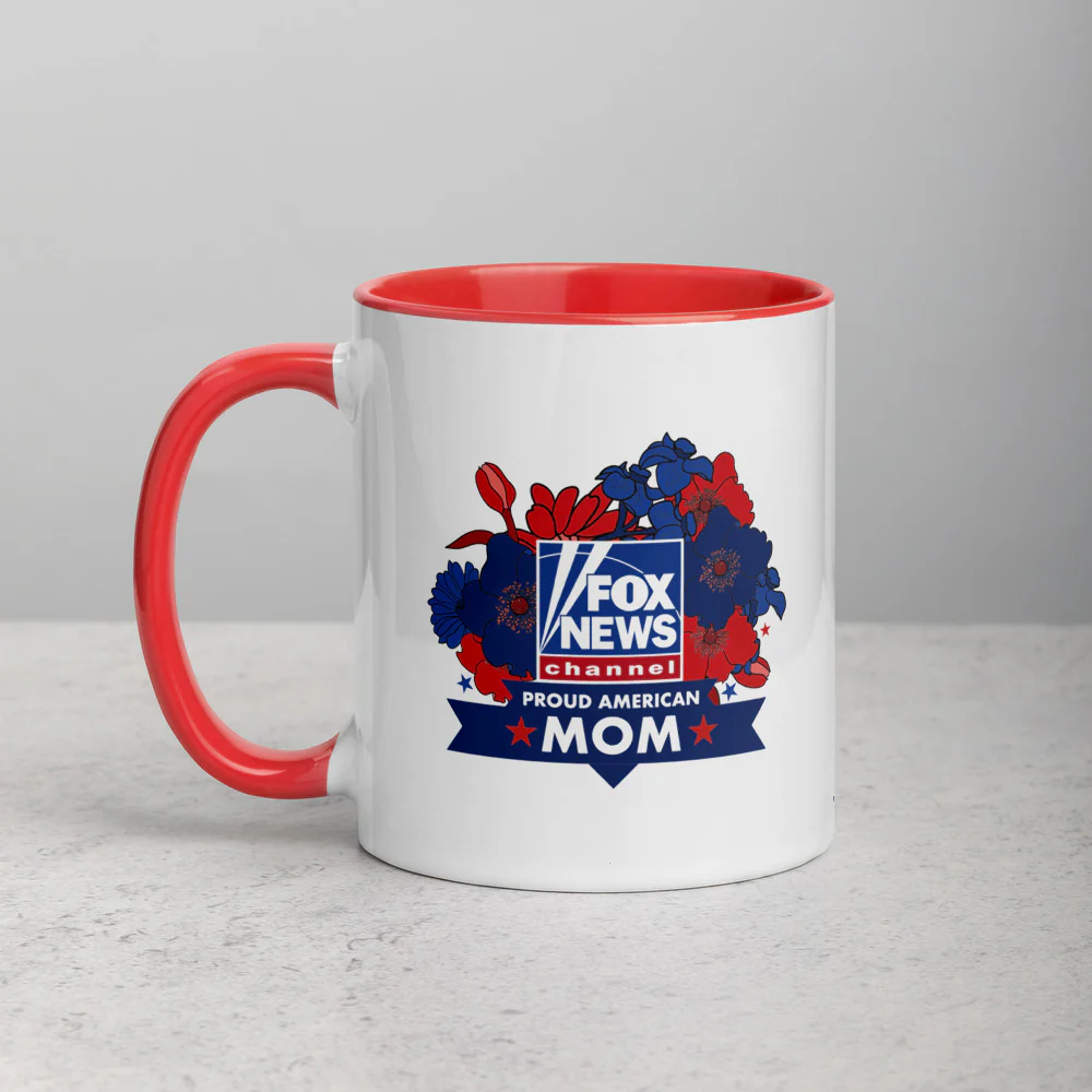 FOX News Proud American Mom Two-Tone Mug - Image 4