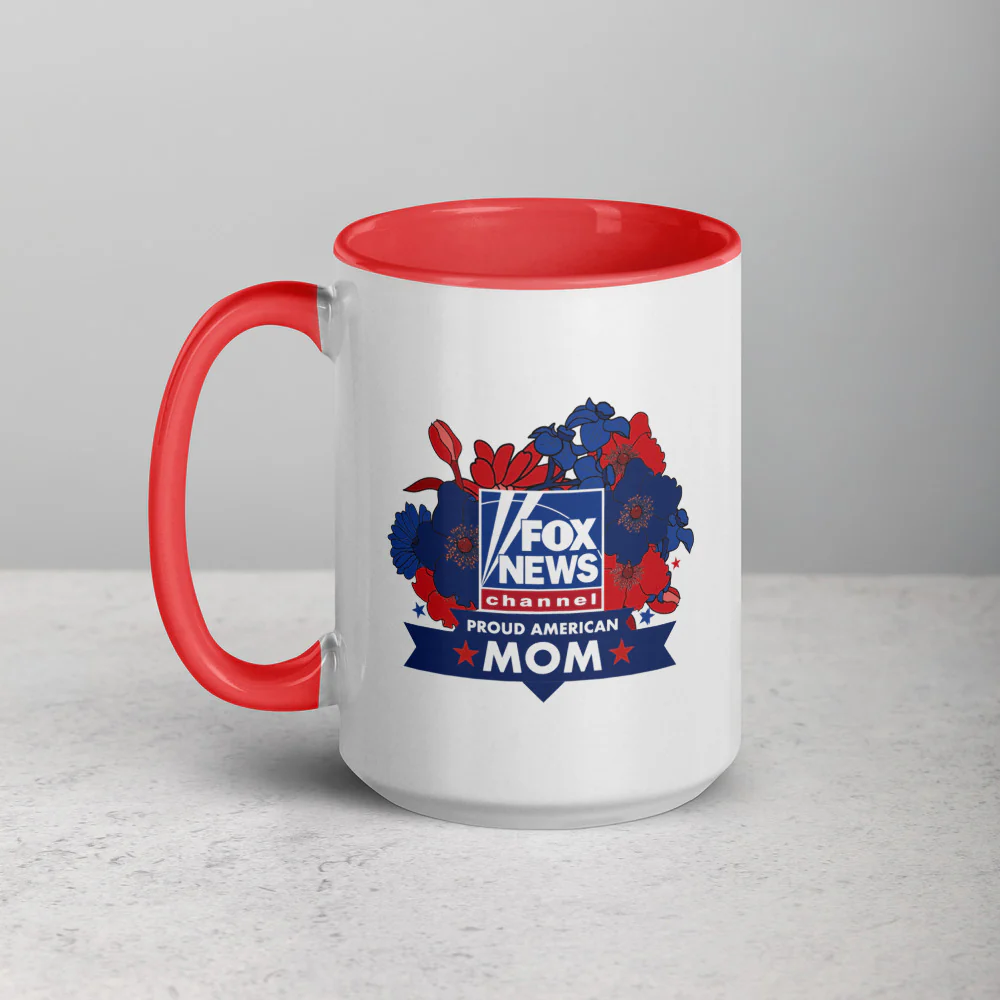 FOX News Proud American Mom Two-Tone Mug - Image 9