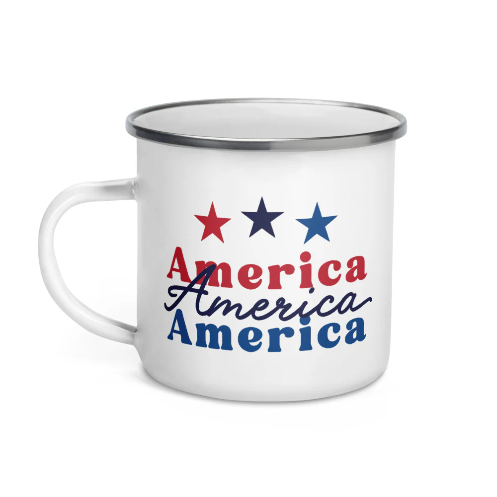 FOX News America Enamel Mug
