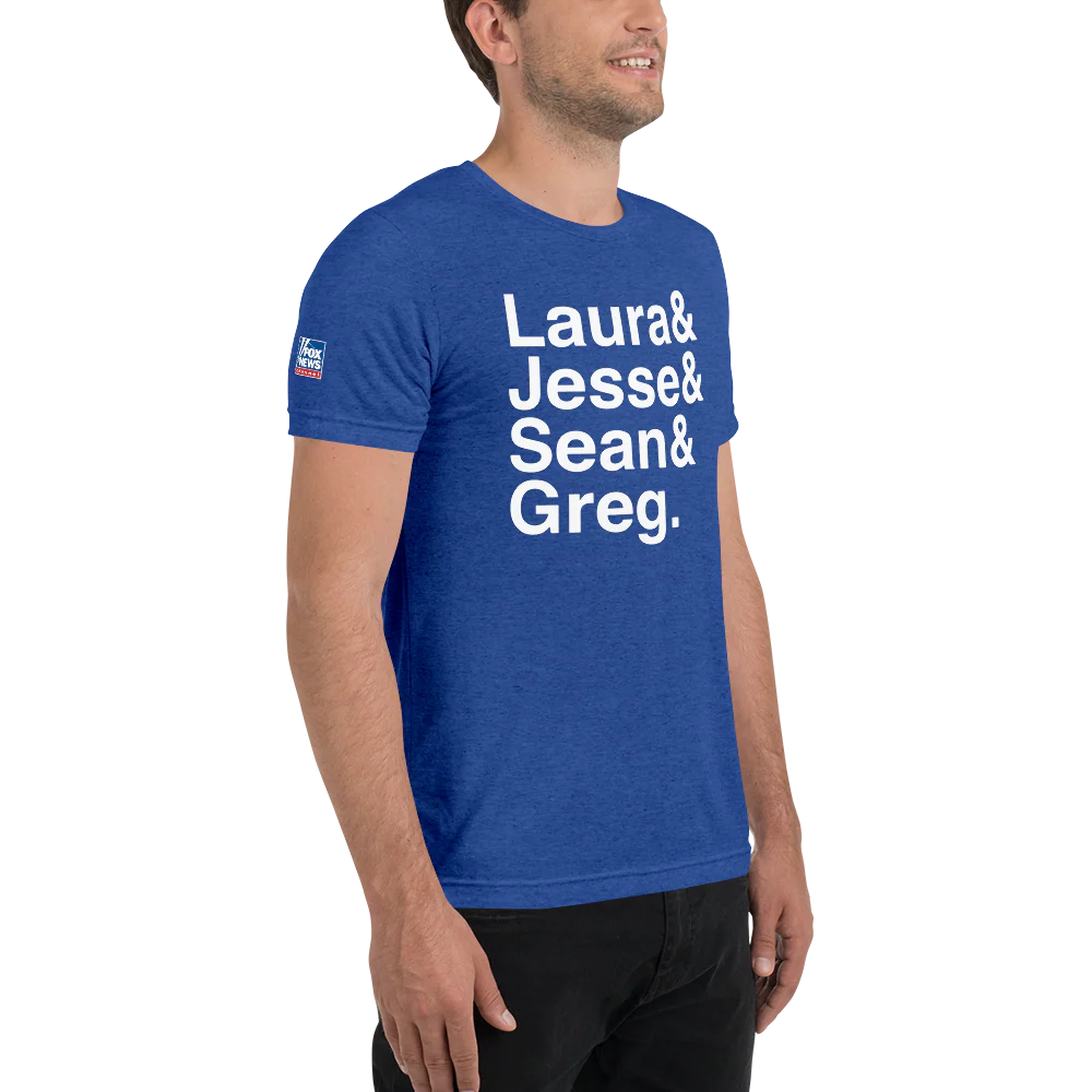 FOX News Ampersand Adult Tri-Blend T-Shirt - Image 3