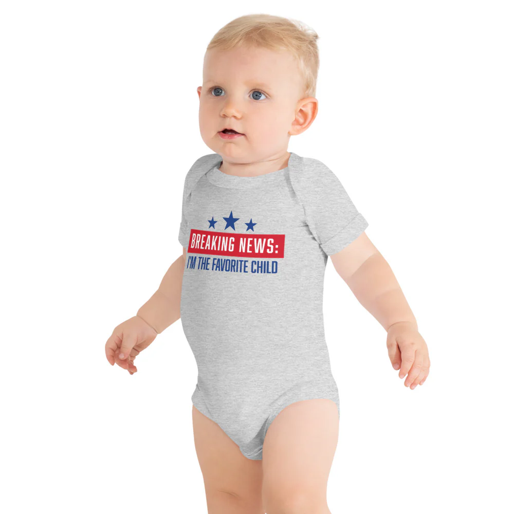 FOX News Breaking News Baby Bodysuit - Image 3