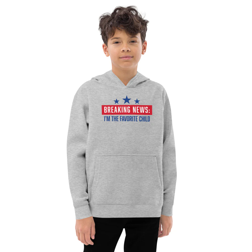 FOX News Breaking News Kids Hoodie - Image 3