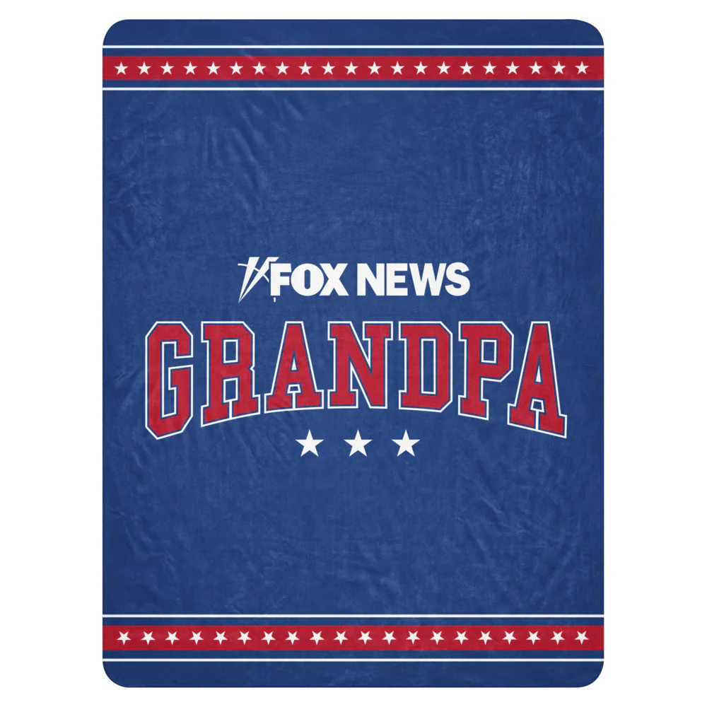 FOX News Grandpa Sherpa Blanket