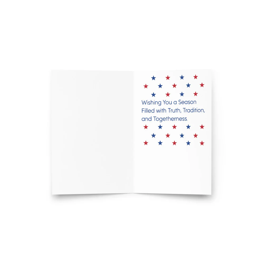 FOX News Holiday Snowflakes Greeting Card - Image 2