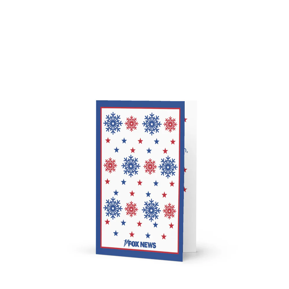 FOX News Holiday Snowflakes Greeting Card - Image 3