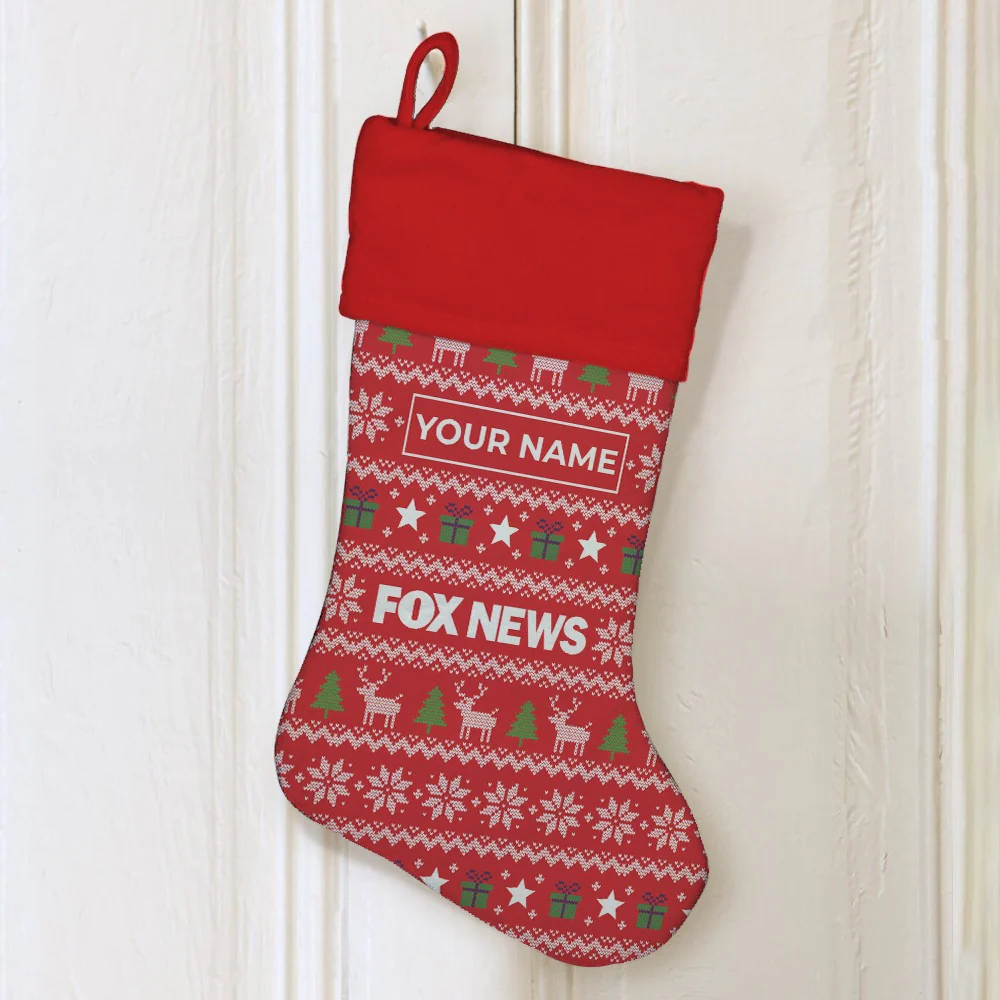 FOX News Holiday Personalized Stocking - Image 2