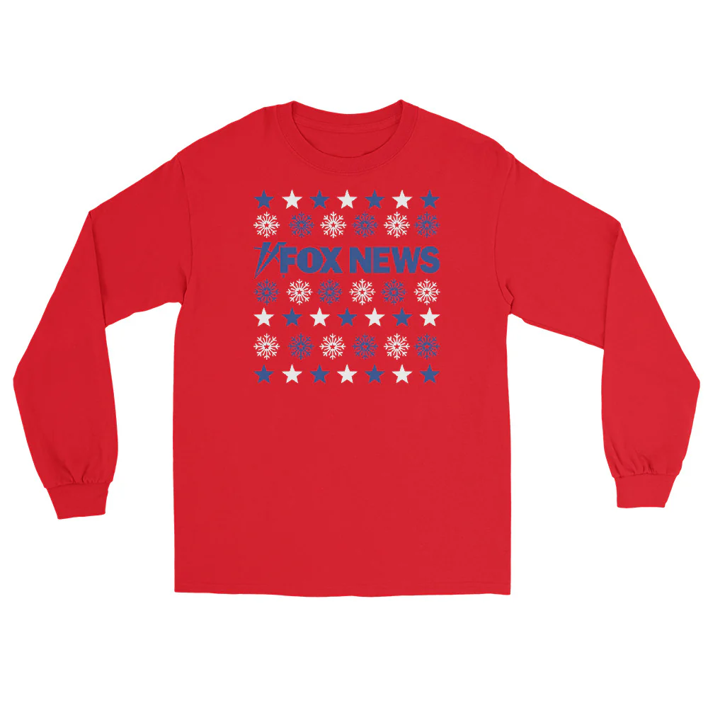 FOX News Holiday Snowflakes Long Sleeve Shirt