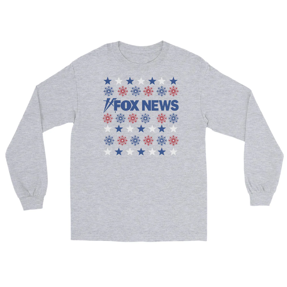 FOX News Holiday Snowflakes Long Sleeve Shirt - Image 2