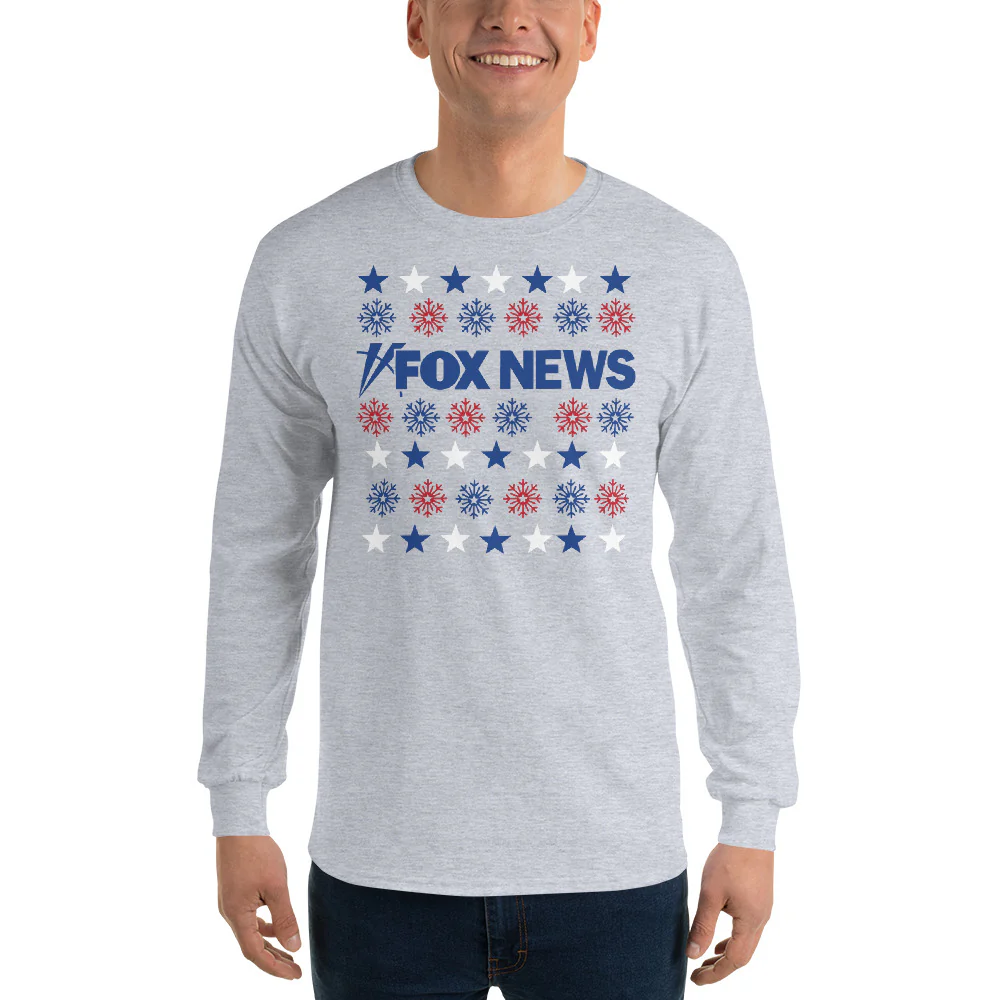 FOX News Holiday Snowflakes Long Sleeve Shirt - Image 5