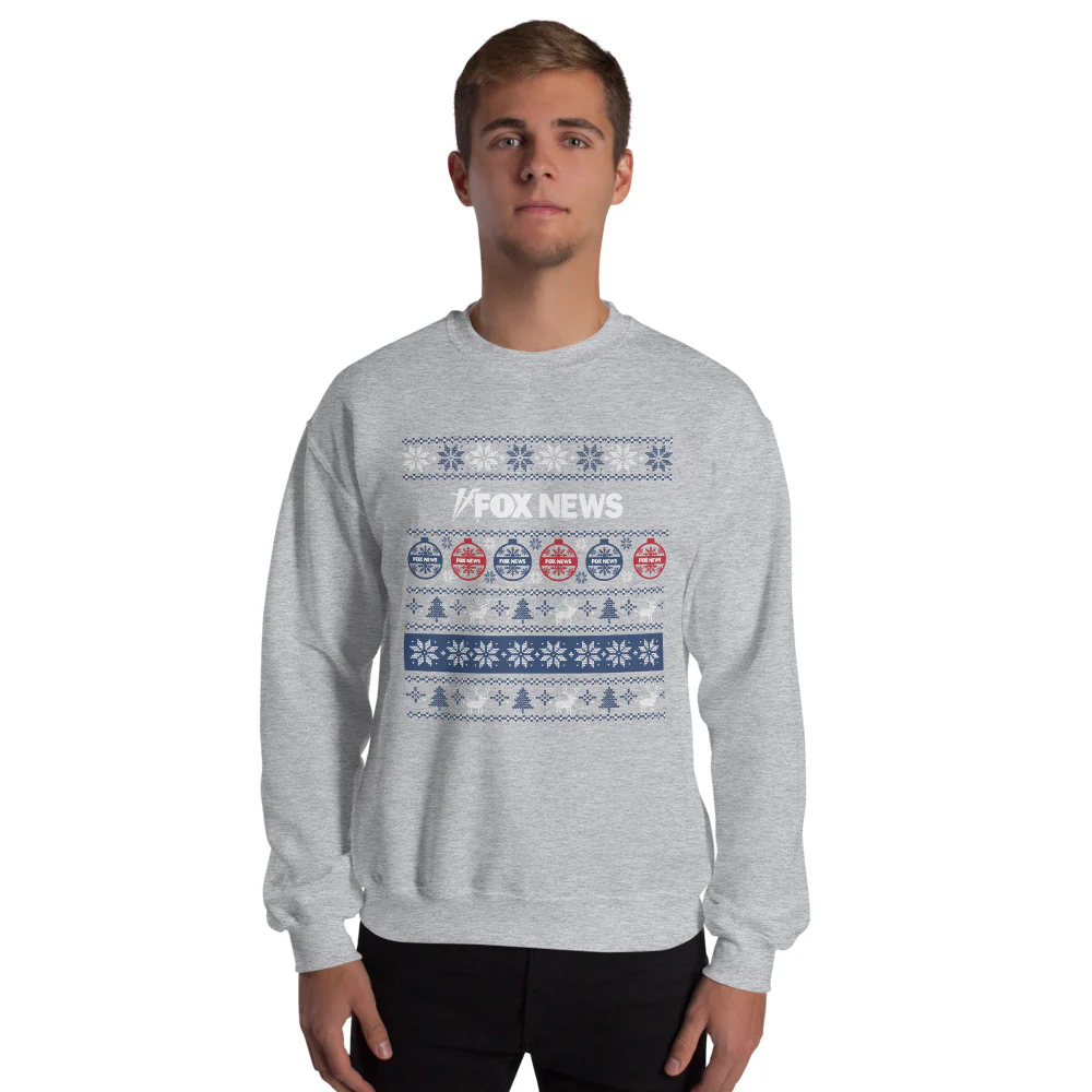 FOX News Holiday Unisex Crewneck Sweatshirt - Image 3