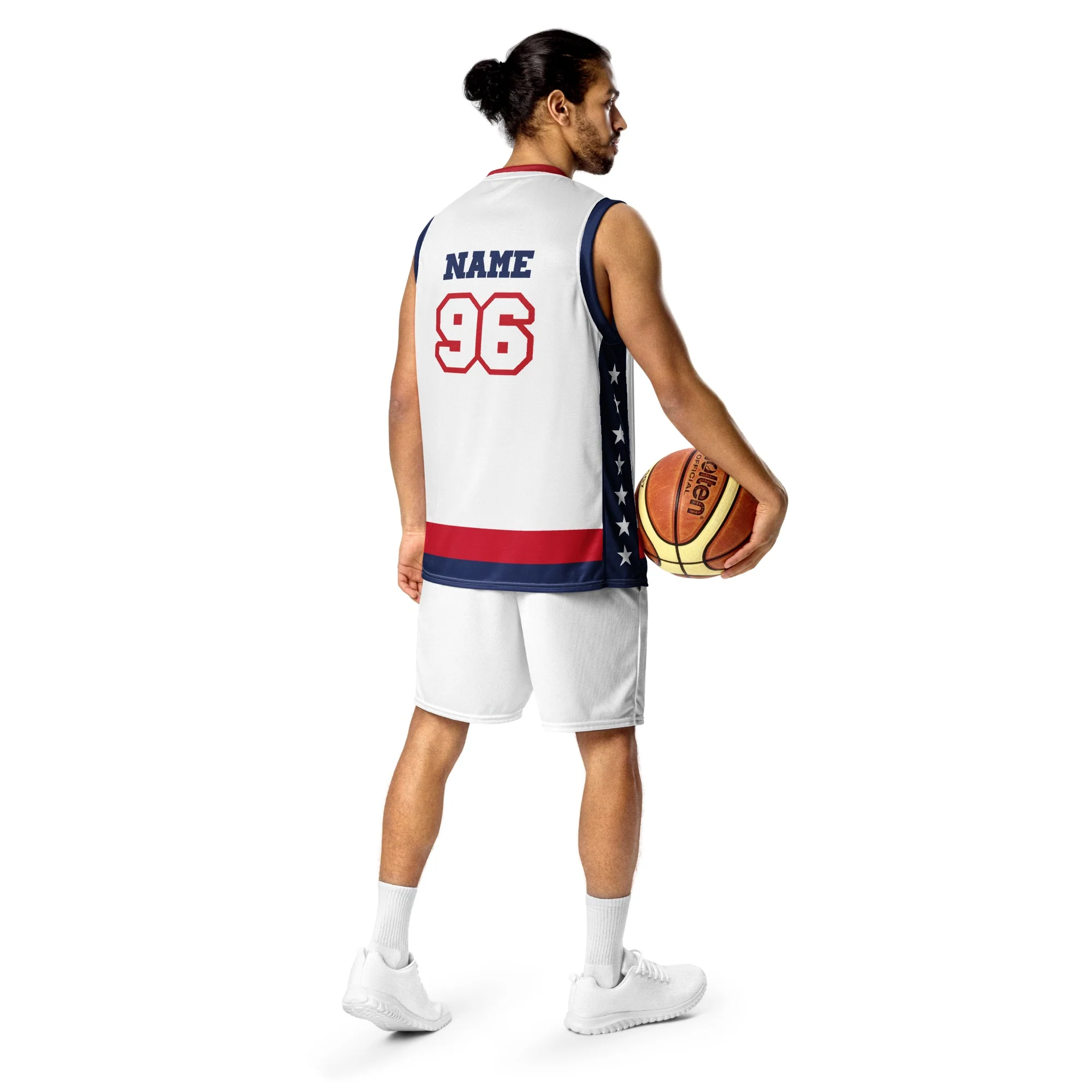 FOX News Logo Personalized Sports Basketball Jersey - Image 4