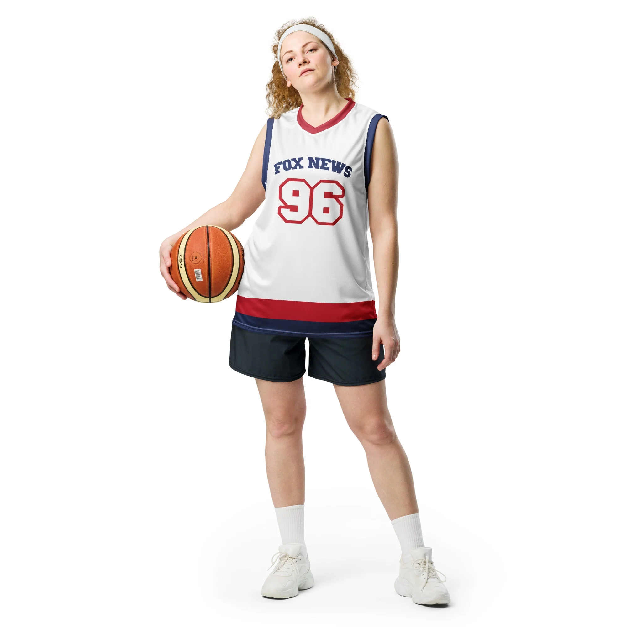 FOX News Logo Personalized Sports Basketball Jersey - Image 5