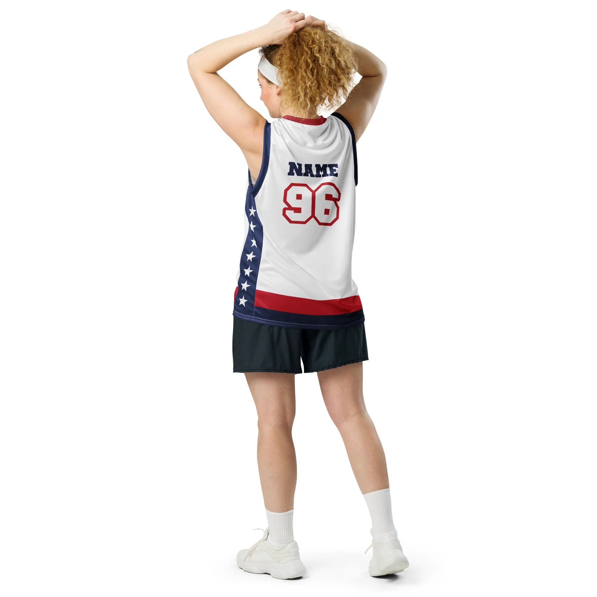 FOX News Logo Personalized Sports Basketball Jersey - Image 6