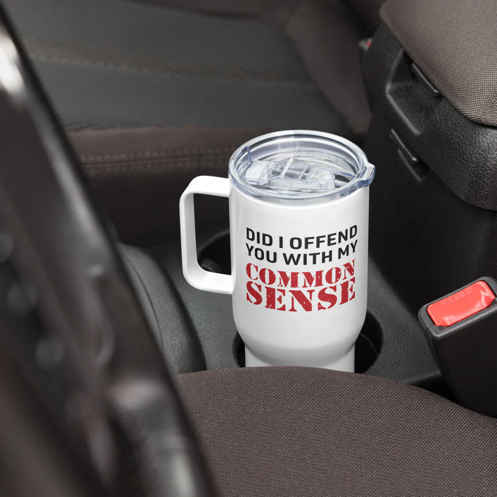 FOX News @ Night Common Sense Travel Mug - Image 3