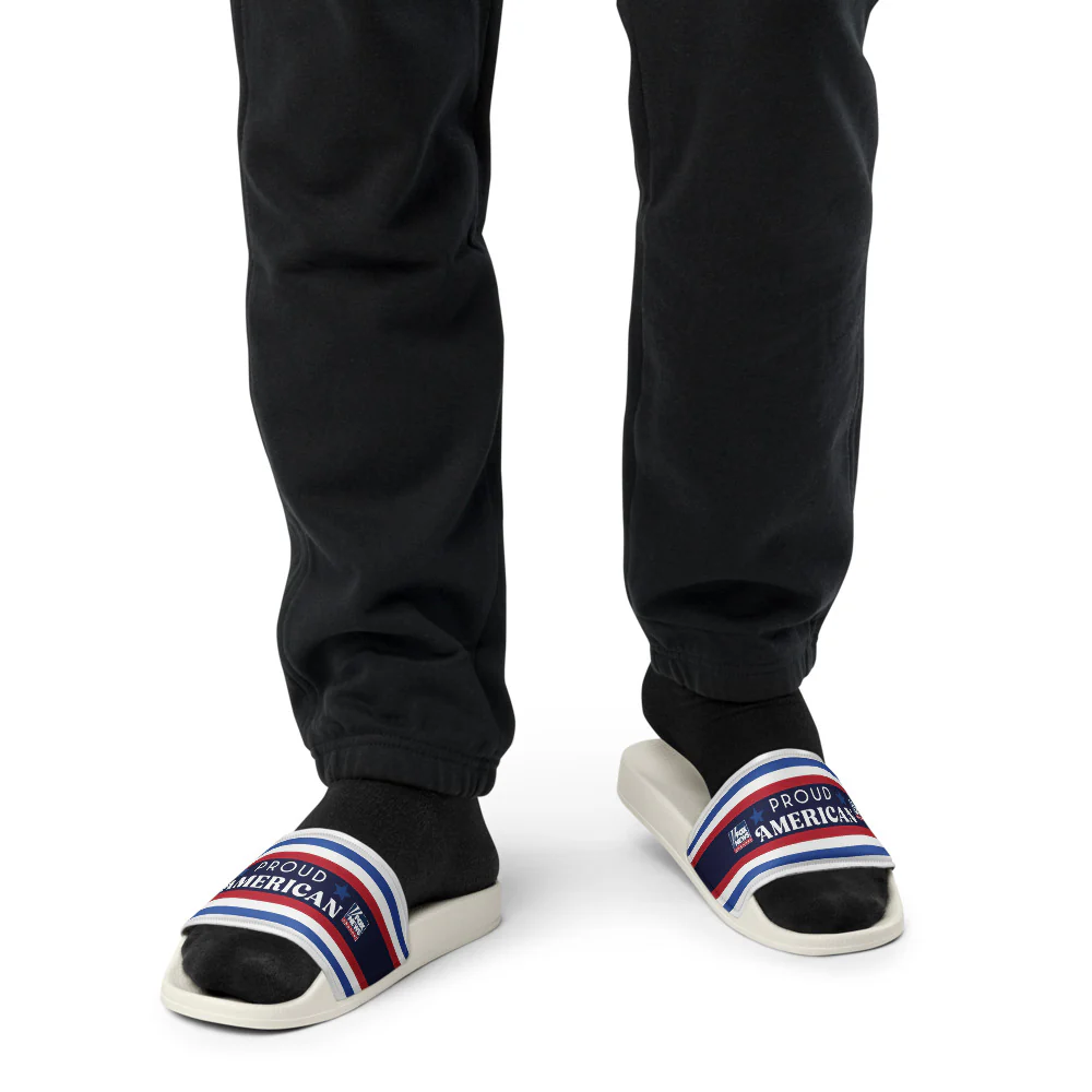 FOX News Proud American Men's Slides - Image 2