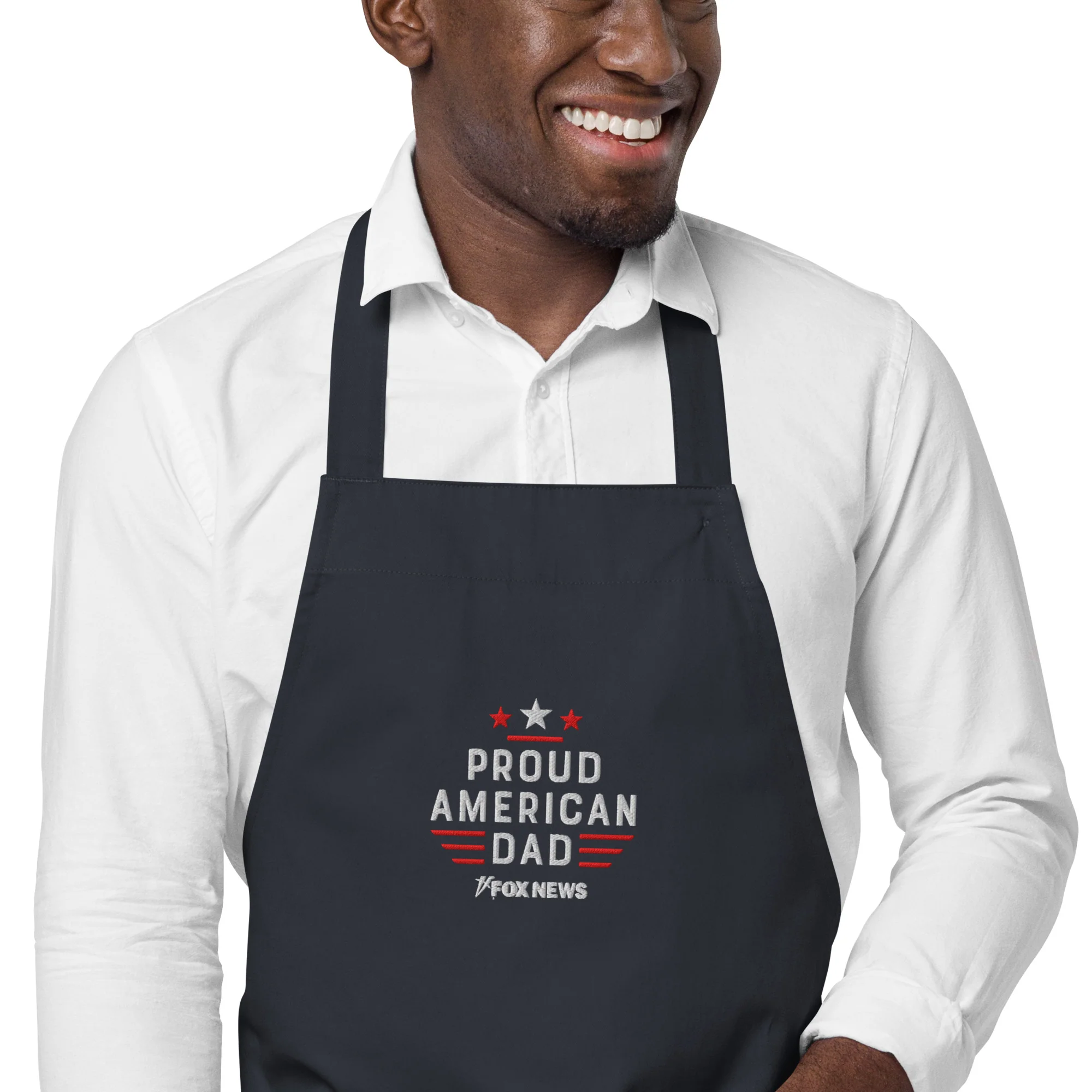FOX News Proud American Dad Embroidered Apron - Image 4
