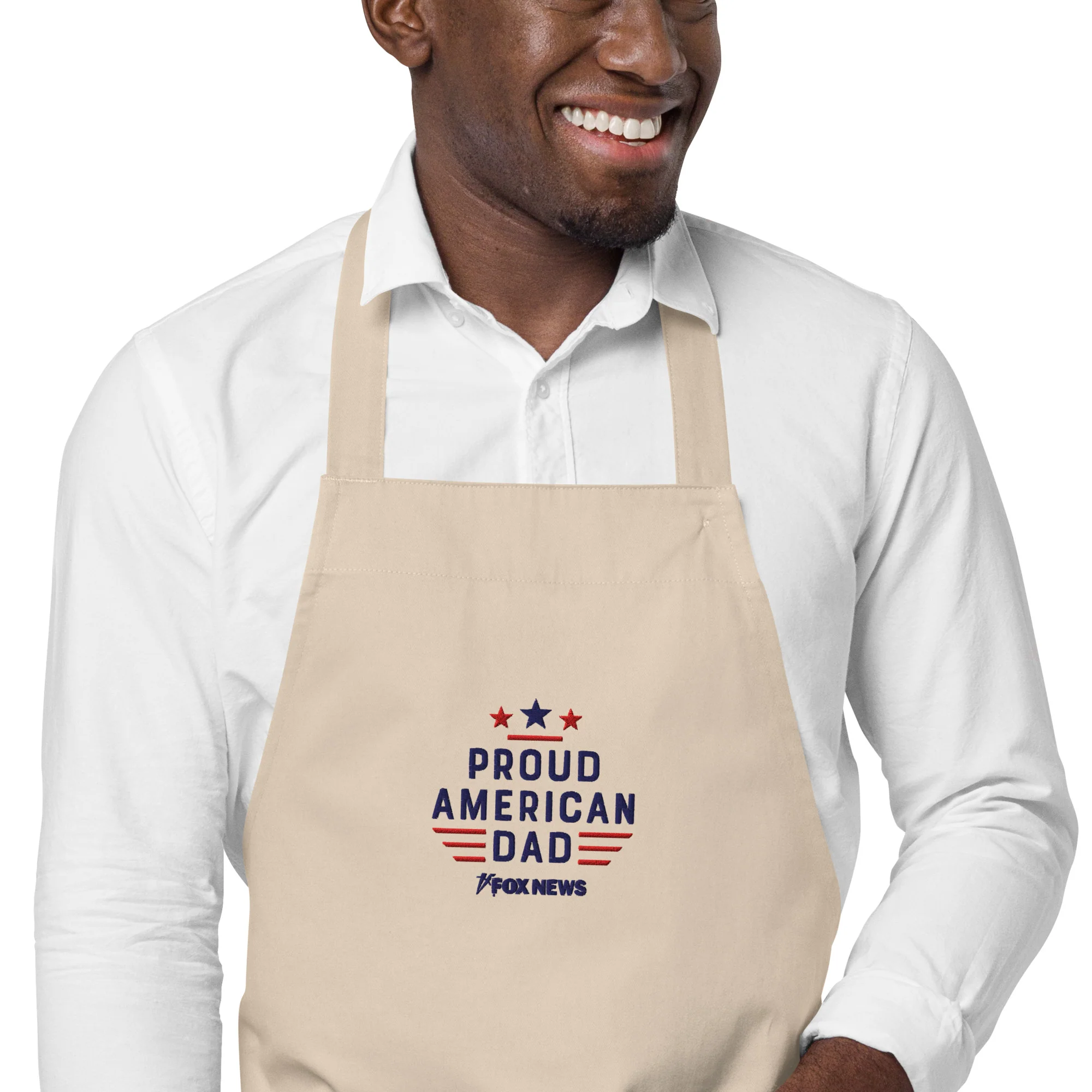 FOX News Proud American Dad Embroidered Apron - Image 7