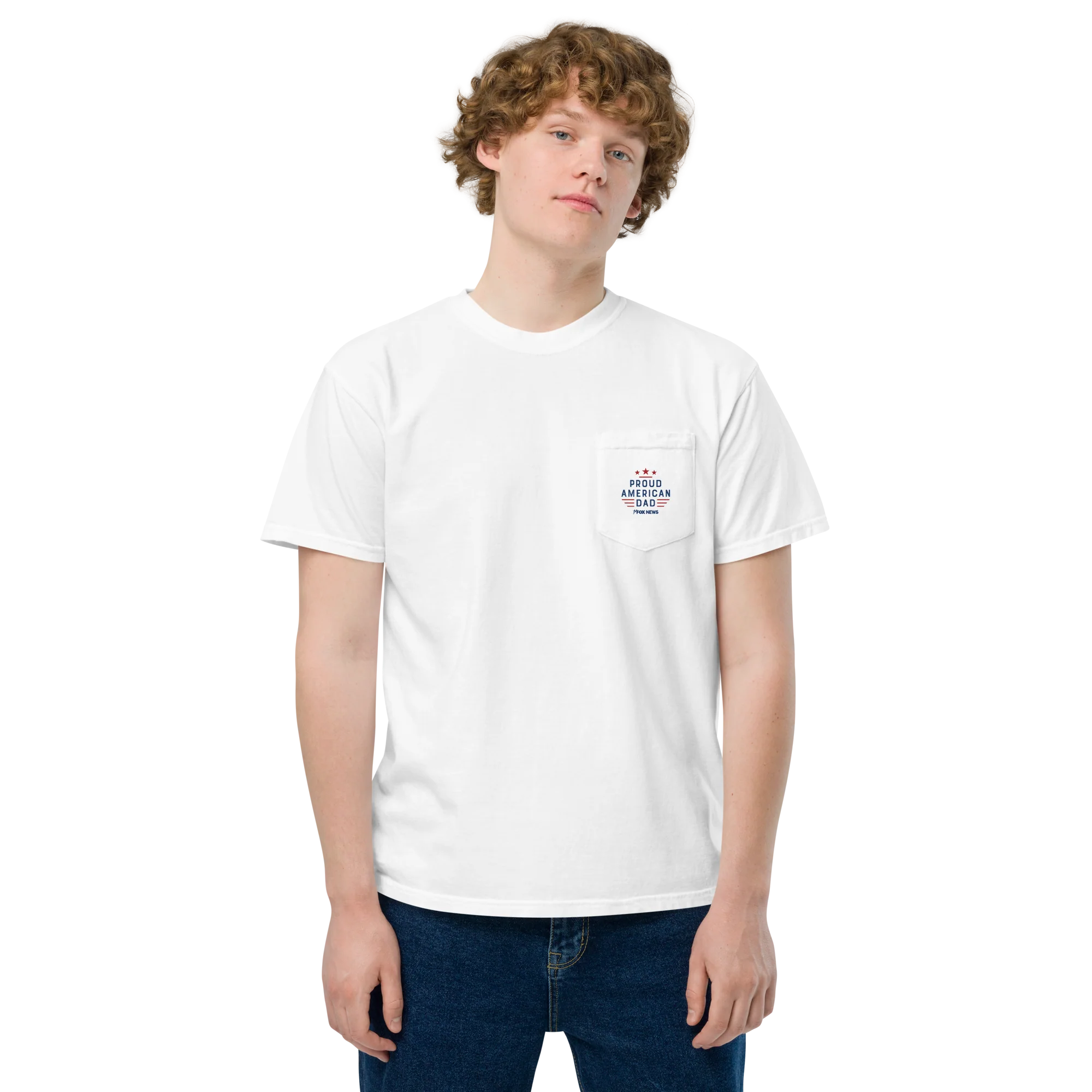 FOX News Proud American Dad Pocket T-Shirt - Image 5