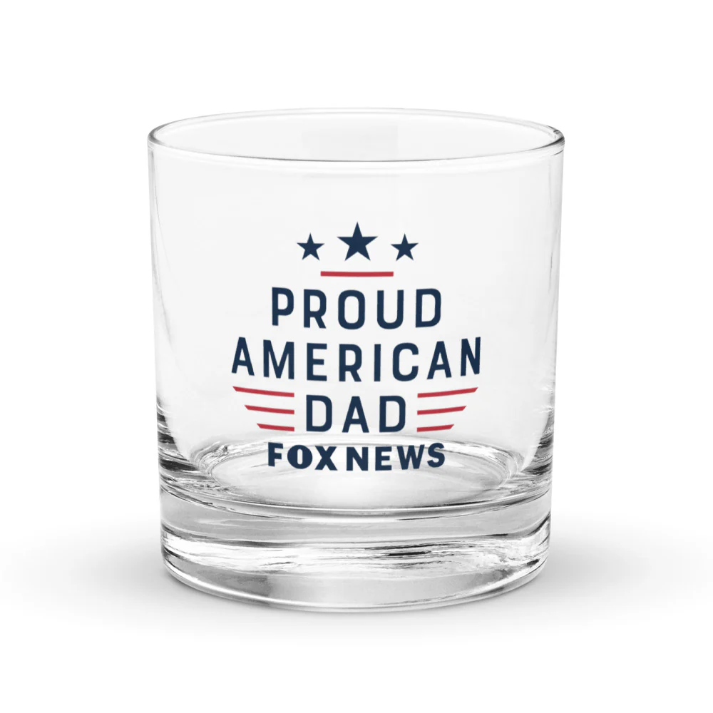 FOX News Proud American Dad Rocks Glass - Image 2