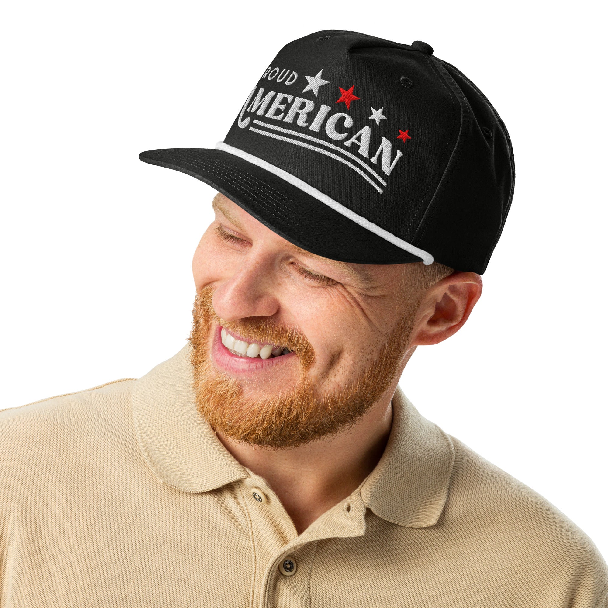 FOX News Proud American Embroidered Golf Rope Cap - Image 5