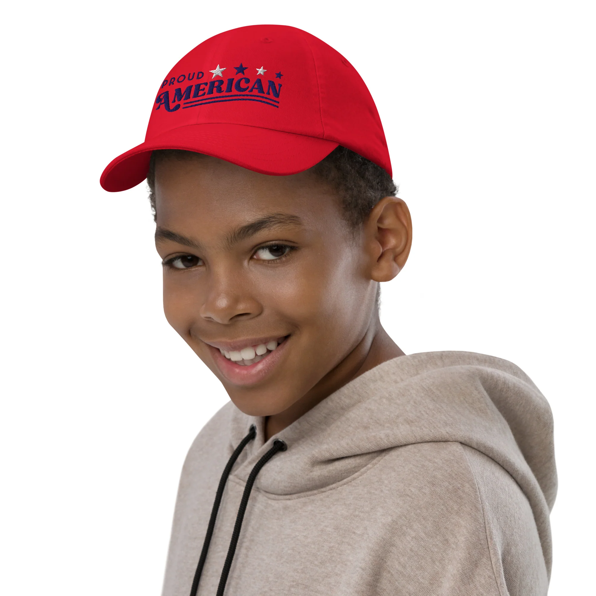FOX News Proud American Embroidered Kids Baseball Hat - Image 11