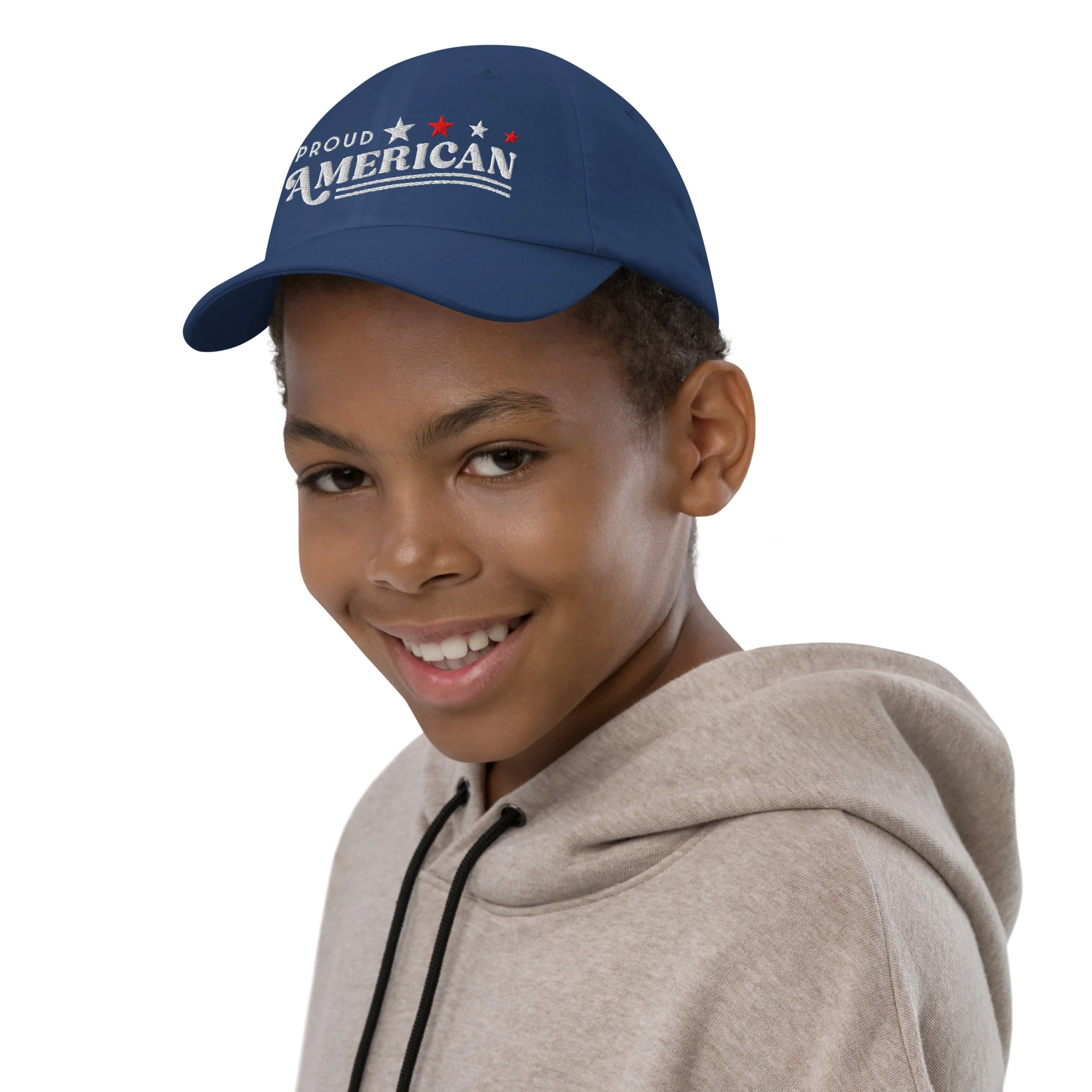 FOX News Proud American Embroidered Kids Baseball Hat - Image 7