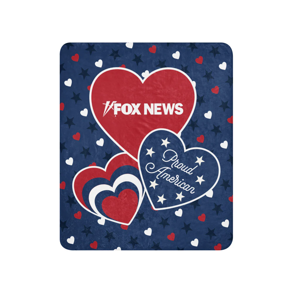 FOX News Proud American Hearts And Stars Blanket - Image 5