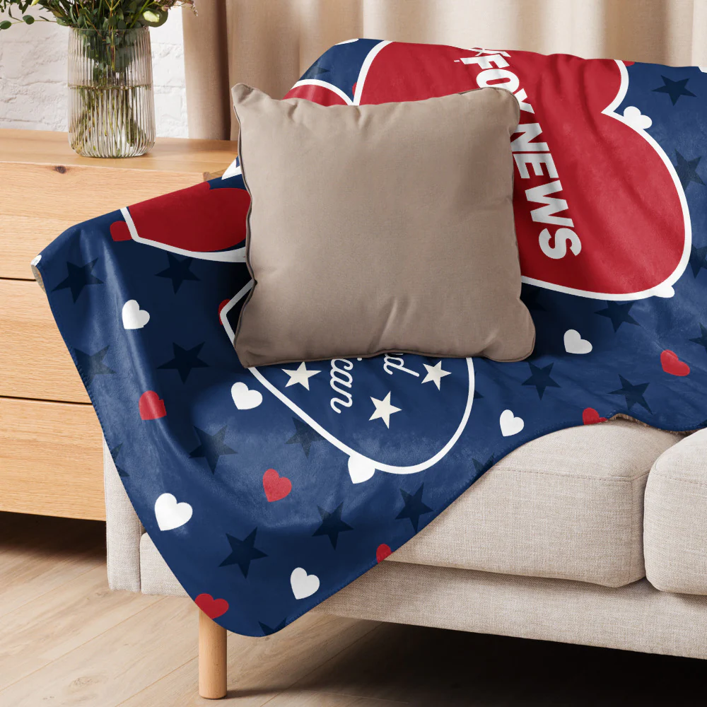 FOX News Proud American Hearts And Stars Blanket - Image 6