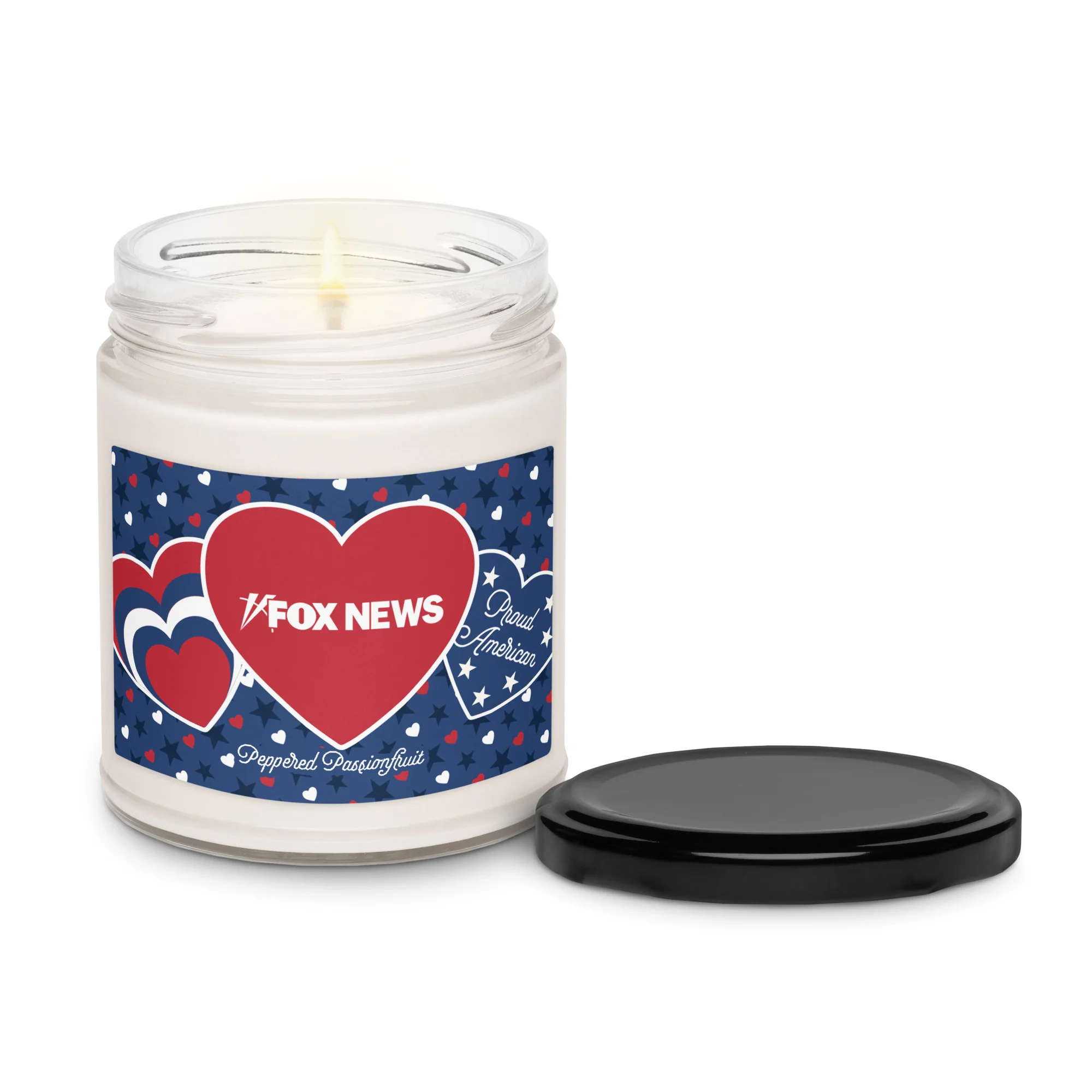 FOX News Proud American Hearts And Stars Candle - Image 2