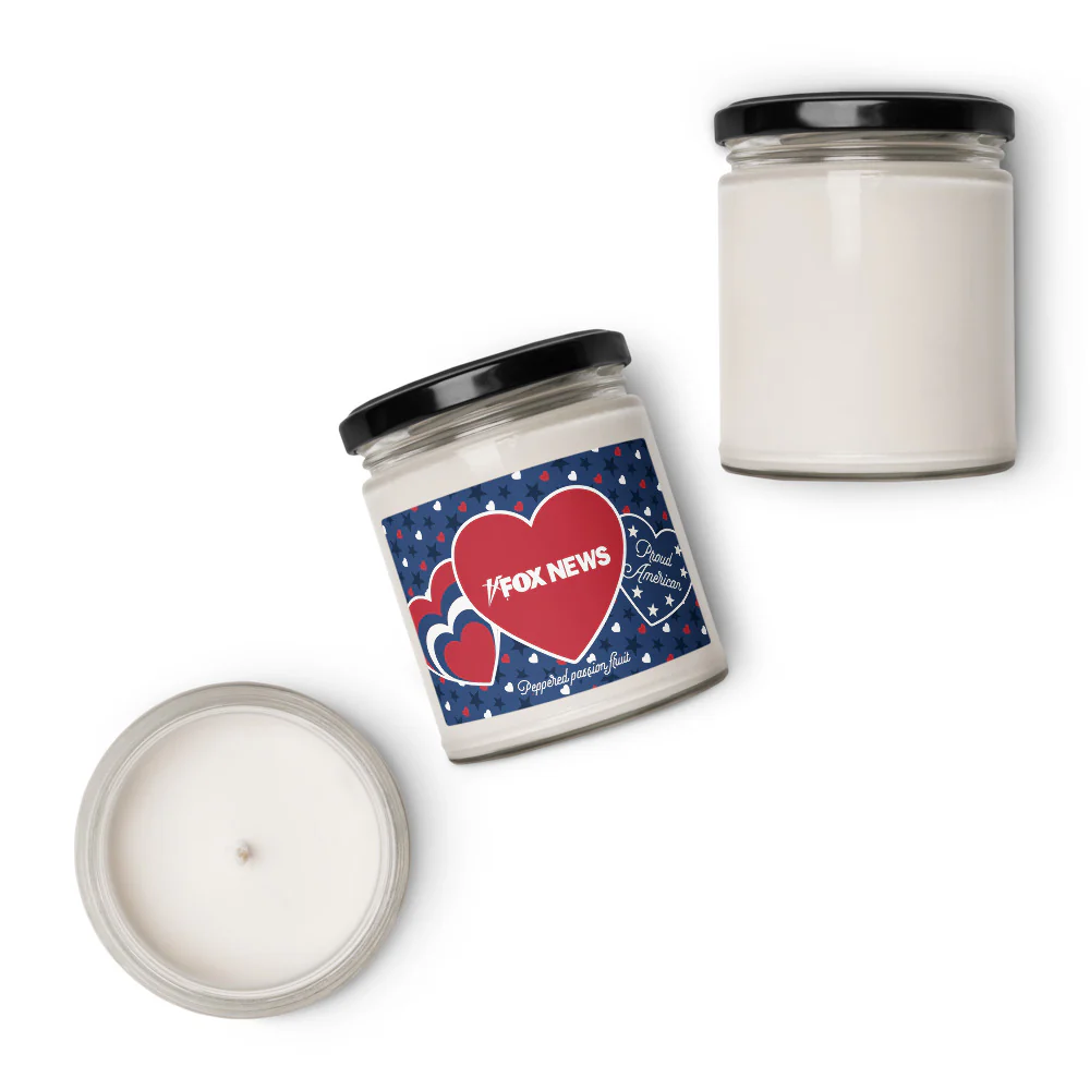 FOX News Proud American Hearts And Stars Candle - Image 3