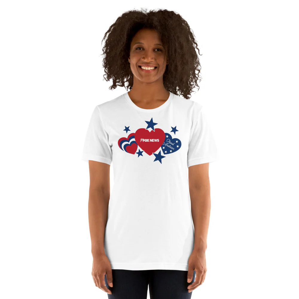 FOX News Proud American Hearts And Stars T-Shirt - Image 12