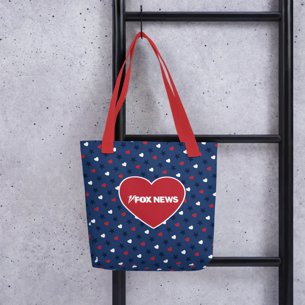 FOX News Proud American Hearts And Stars Tote Bag - Image 3