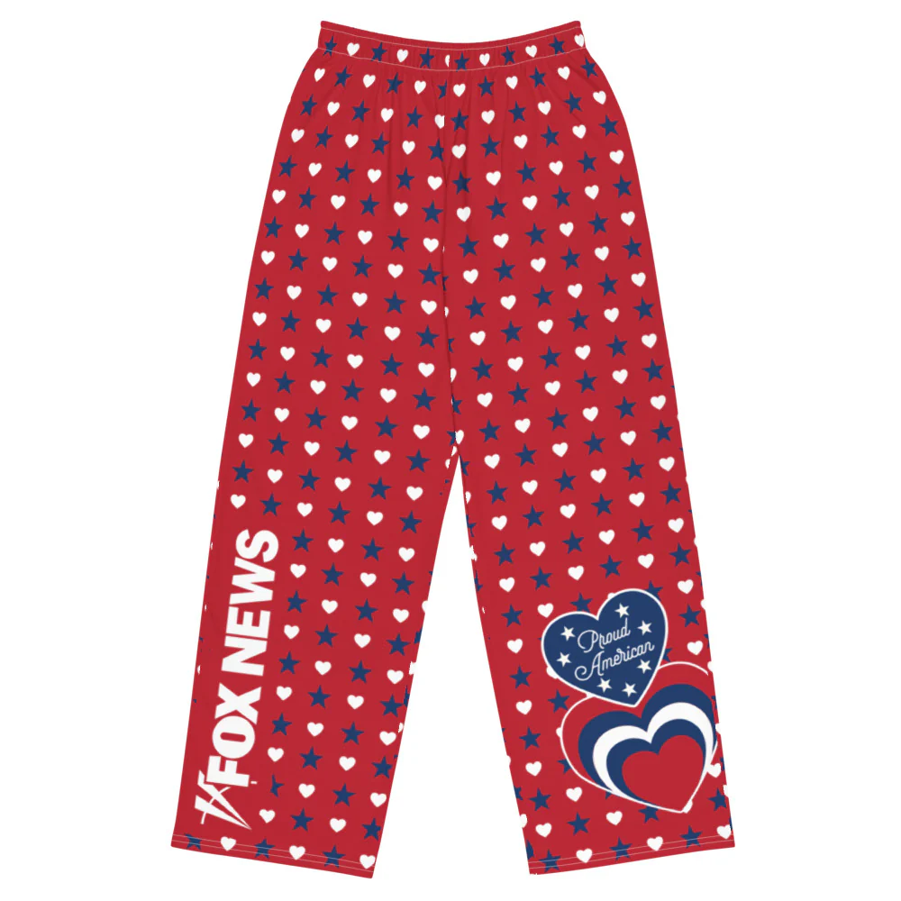 FOX News Proud American Hearts And Stars Lounge Pants