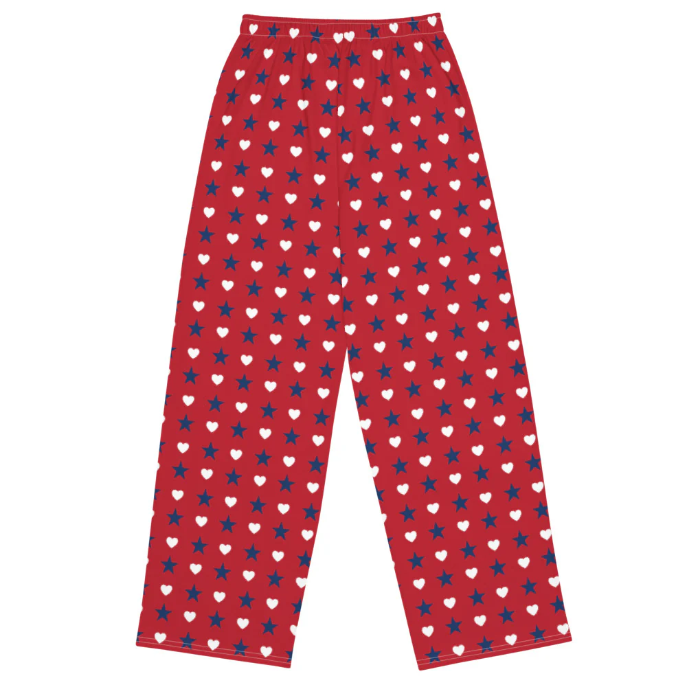 FOX News Proud American Hearts And Stars Lounge Pants - Image 2
