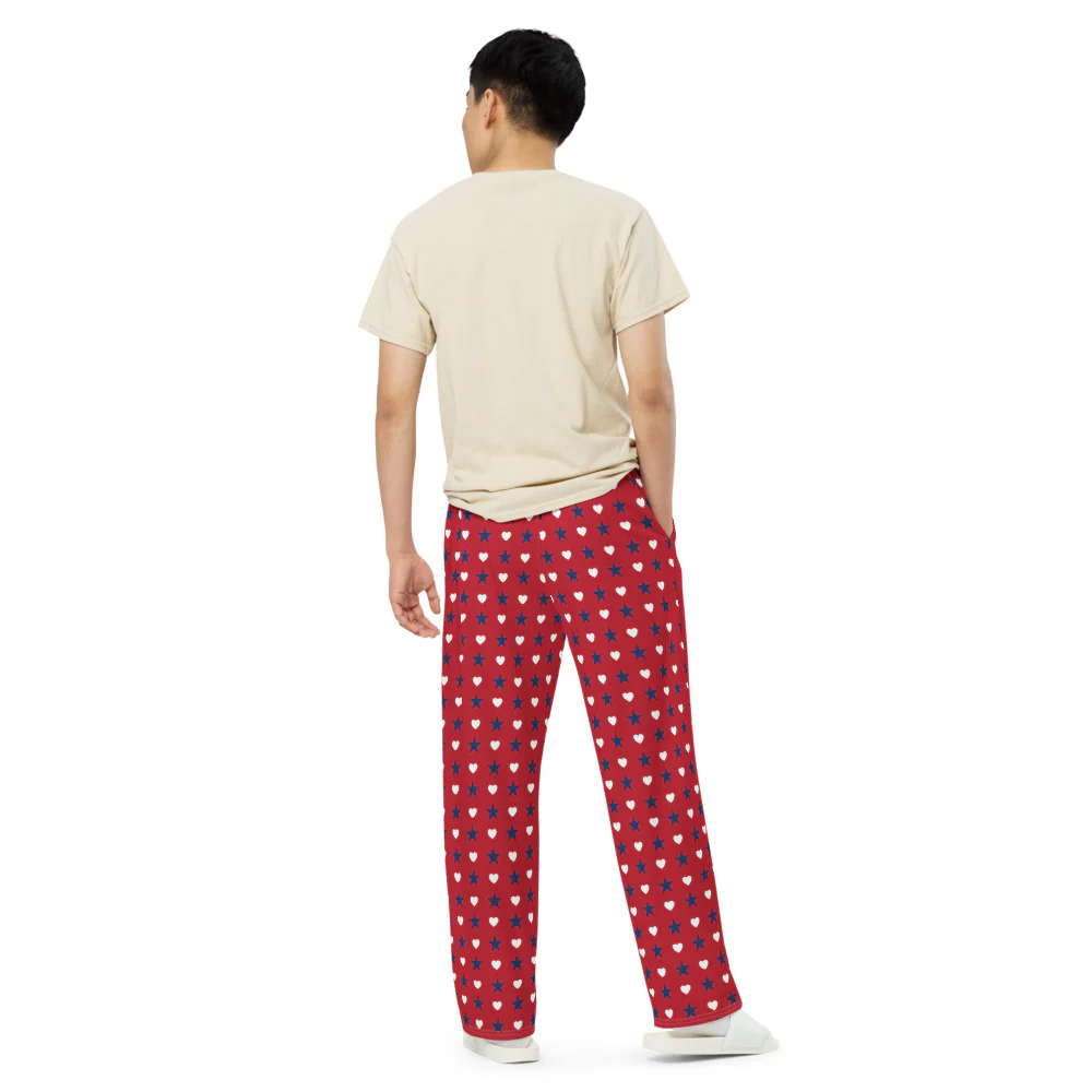 FOX News Proud American Hearts And Stars Lounge Pants - Image 4