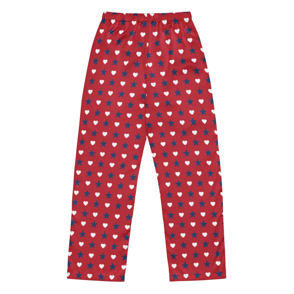 FOX News Proud American Hearts And Stars Women's Pajama Pants - Image 2