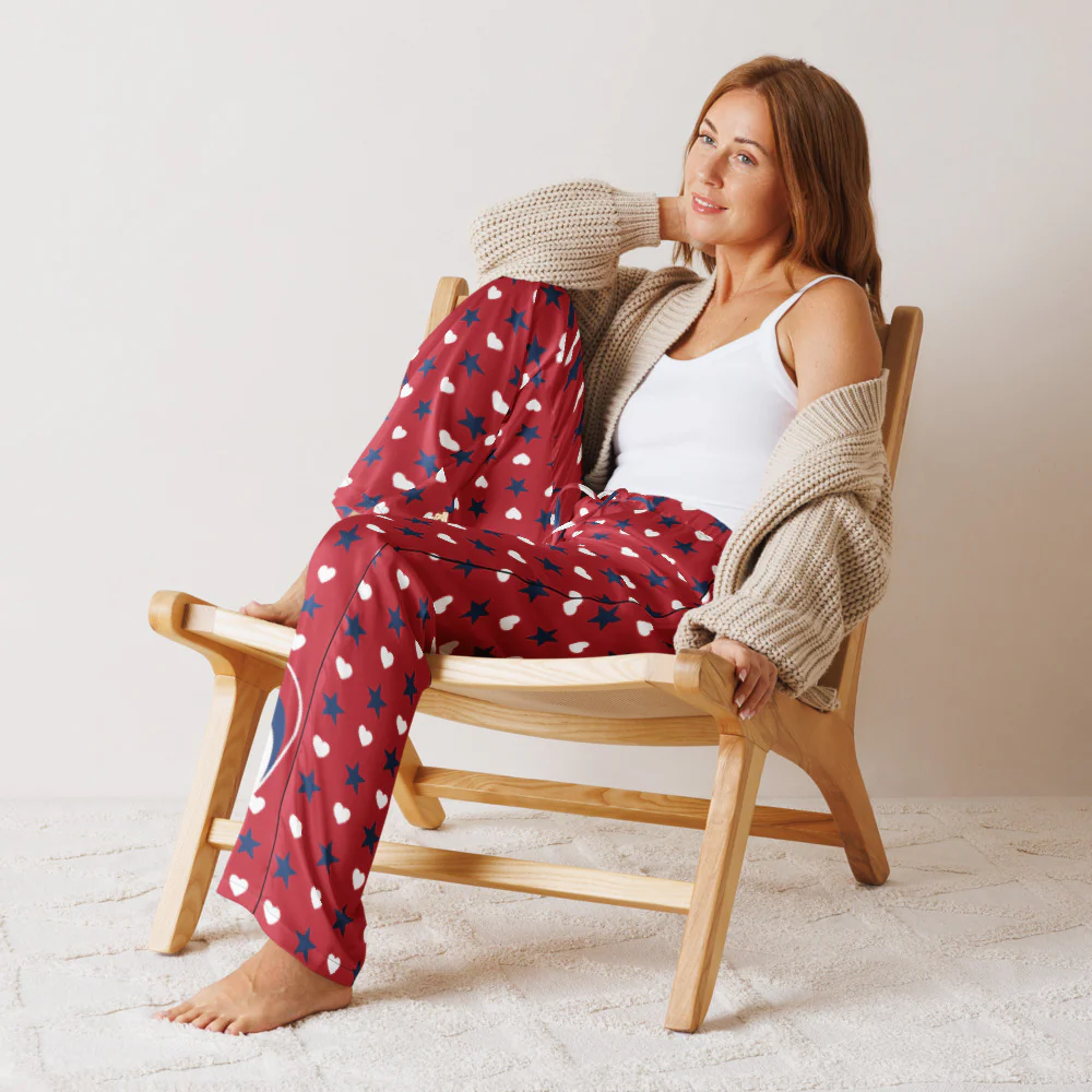 FOX News Proud American Hearts And Stars Women's Pajama Pants - Image 4
