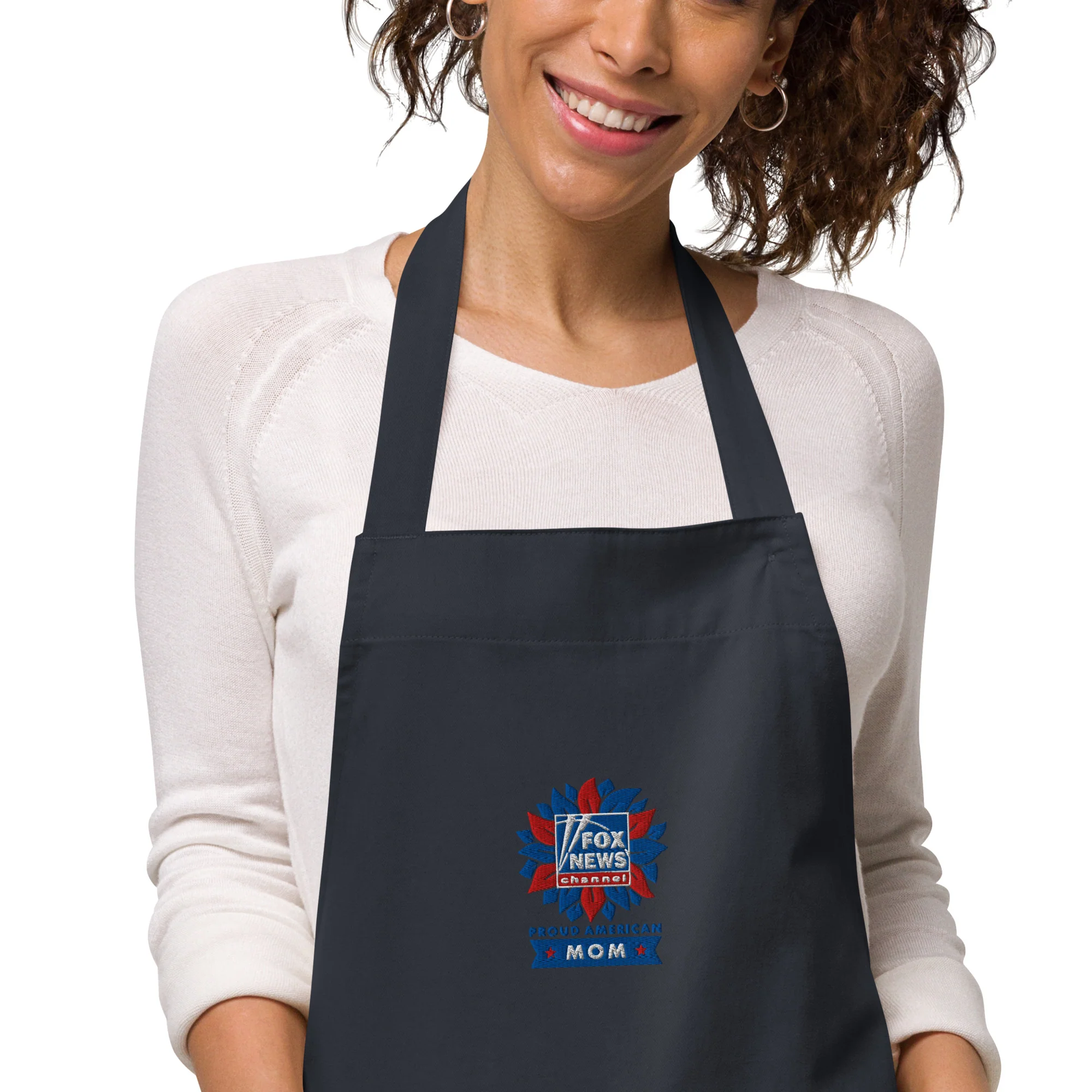 FOX News Proud American Mom Embroidered Apron - Image 5