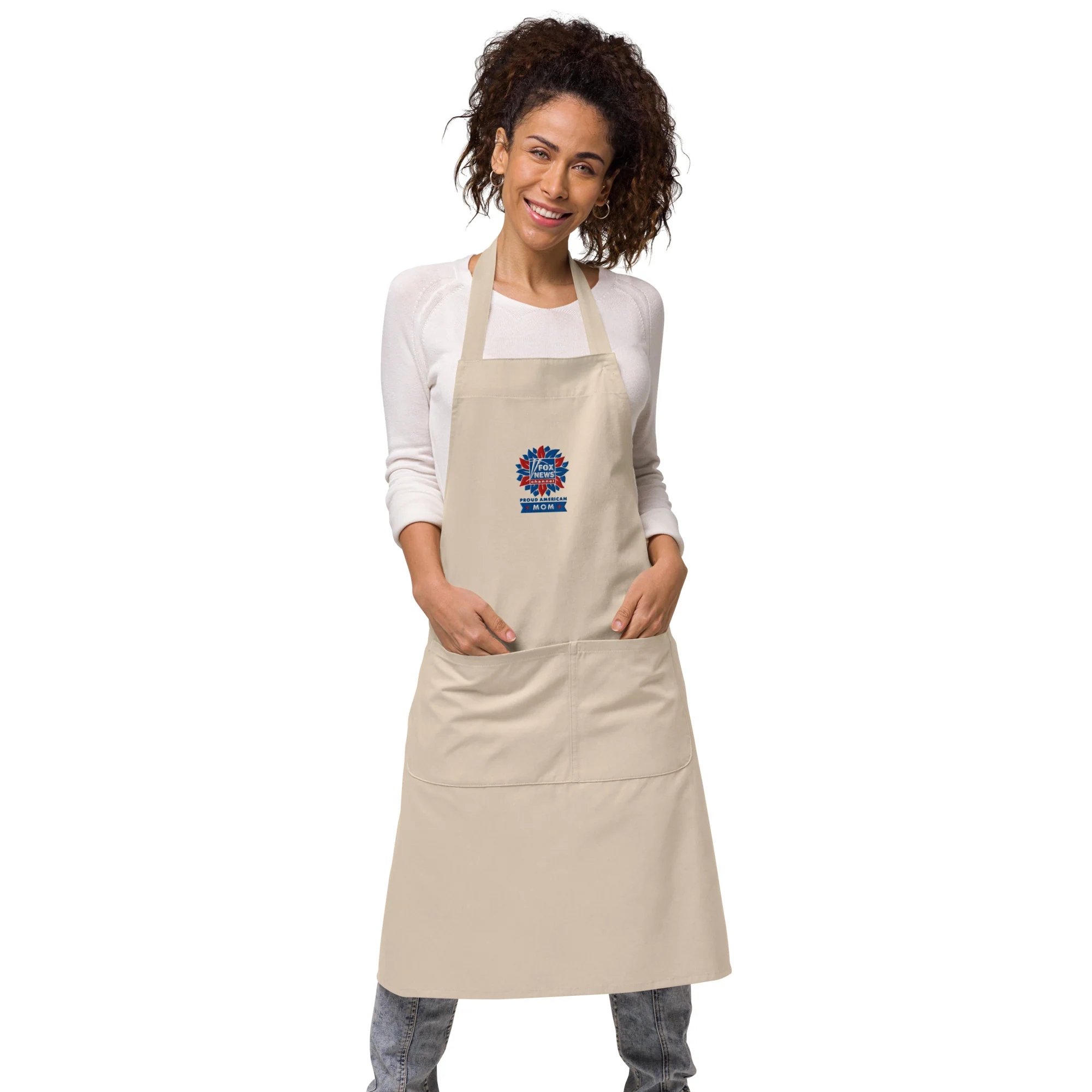 FOX News Proud American Mom Embroidered Apron - Image 6