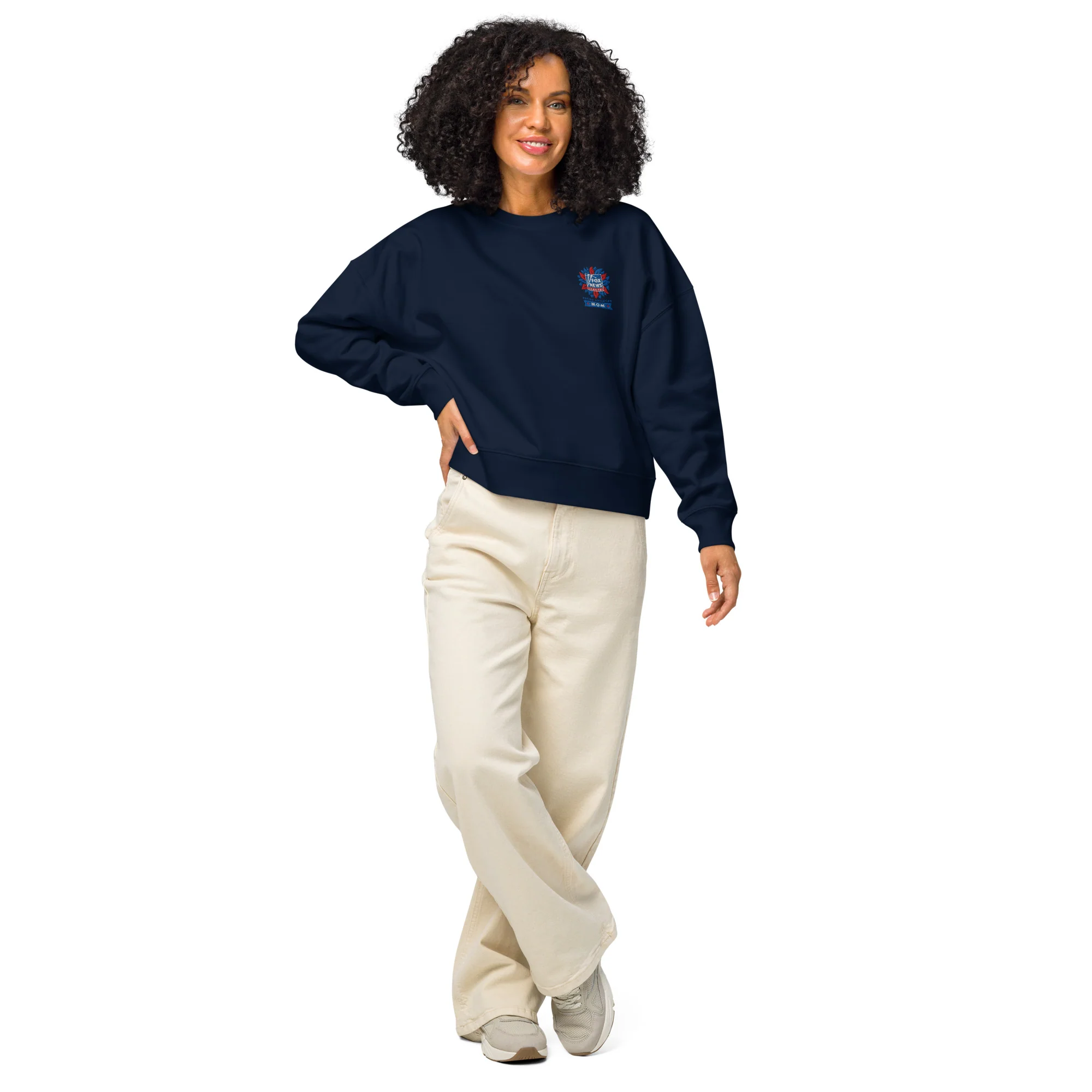 FOX News Proud American Mom Embroidered Sweatshirt - Image 4