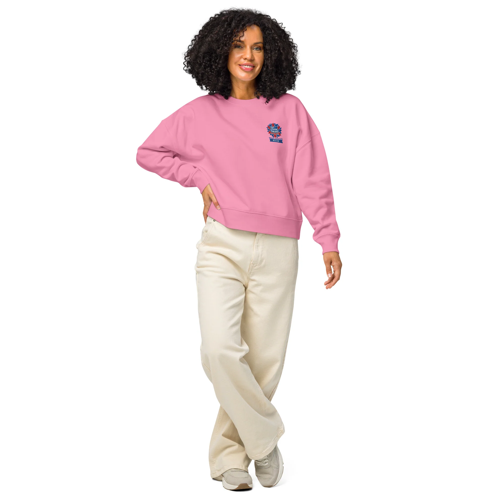 FOX News Proud American Mom Embroidered Sweatshirt - Image 6